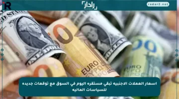 أسعار العملات الأجنبية تبقى مستقرة اليوم في السوق مع توقعات جديدة للسياسات المالية